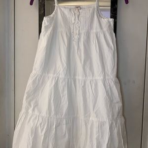 Girls white Oshkosh dress 8